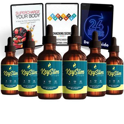 Keyslim Drops - 6 Bottles + 3 Digital Bonuses