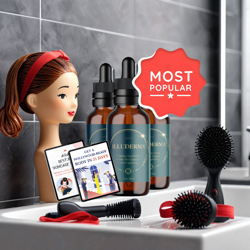 Illuderma - 3 Bottles + 2  Ebooks